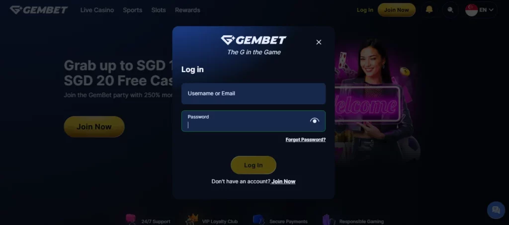 Resolving Account Login GemBet 88