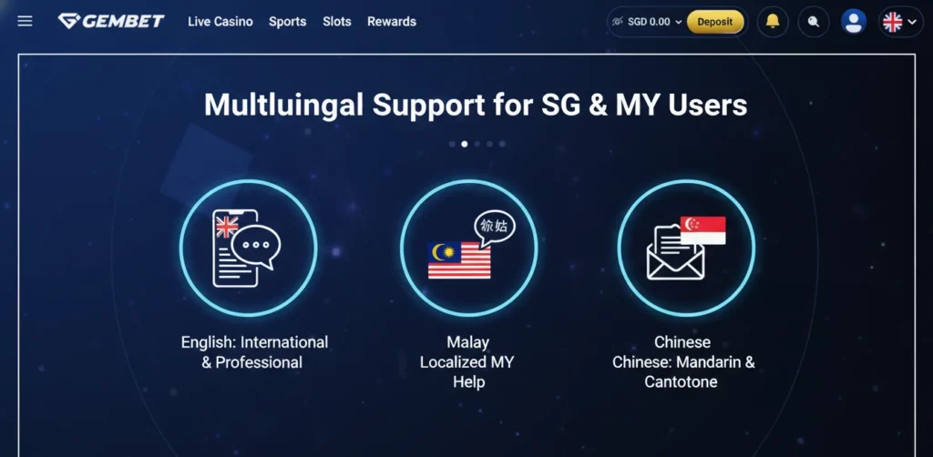 Multilingual Support for SG and MY Users
