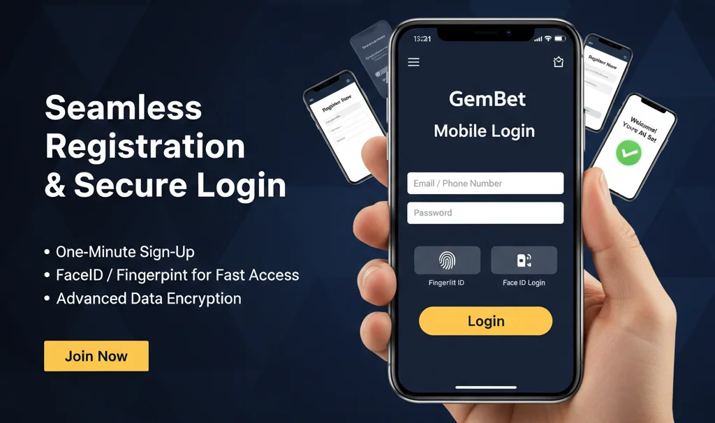 seamless registration and secure login