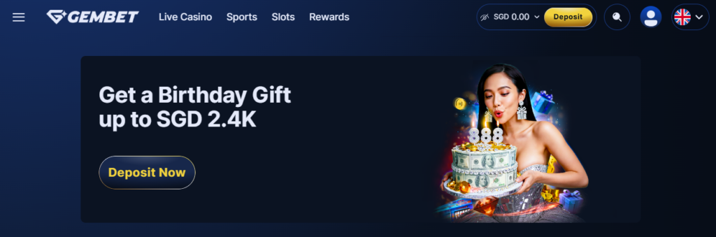 Exclusive VIP bonuses and cashback at GemBet